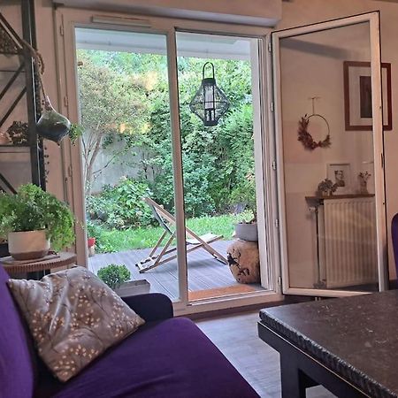 Appartement Cosy Avec Jardin Et Parking جينوفييه المظهر الخارجي الصورة