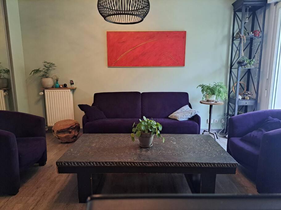 Appartement Cosy Avec Jardin Et Parking جينوفييه المظهر الخارجي الصورة