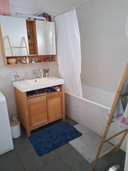 Appartement Cosy Avec Jardin Et Parking جينوفييه المظهر الخارجي الصورة